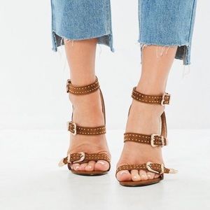 Studded Strappy Heels